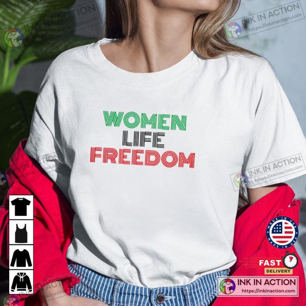 Women Life Freedom Stand With Iranian Woman Masha Amini T-shirt