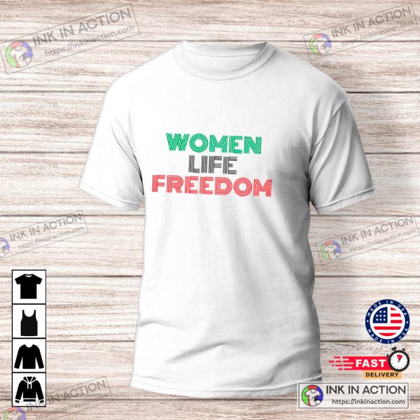 Women Life Freedom Stand With Iranian Woman Masha Amini T-shirt