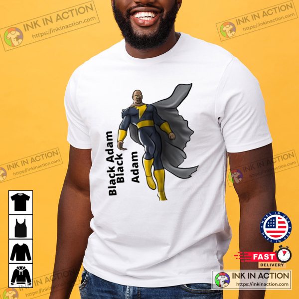 Black Adam And Shazam Dc Movie The Rock Dwayne Johnson Superhero Unisex Trending Shirt