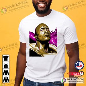 Black Adam Shazam Dwayne Johnson DC Movie The Rock Graphic T-Shirt