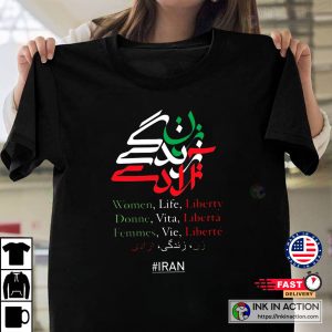 Mahsa Amini Iran Feminist Woman Life Freedom Iranian Women Rights T-shirt