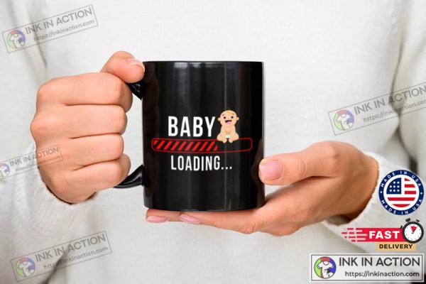 Baby Loading Mug, Pregnancy Mug, Pregnancy Gift Ideas, Expecting Mom Gift, New Mom Cup