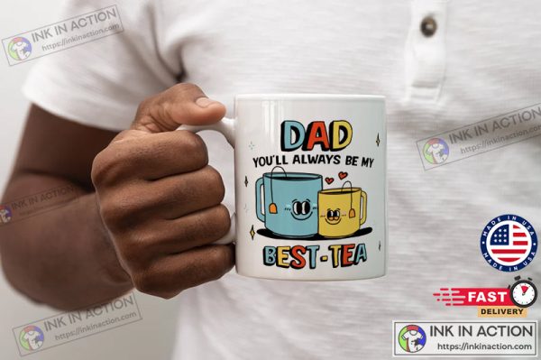 Dad Bestie Mug, Gift For Dad, Best Tea Ceramic Coffee Cup, Daddy Mug, Best Father Mug, Christmas Gift Ideas for Dad