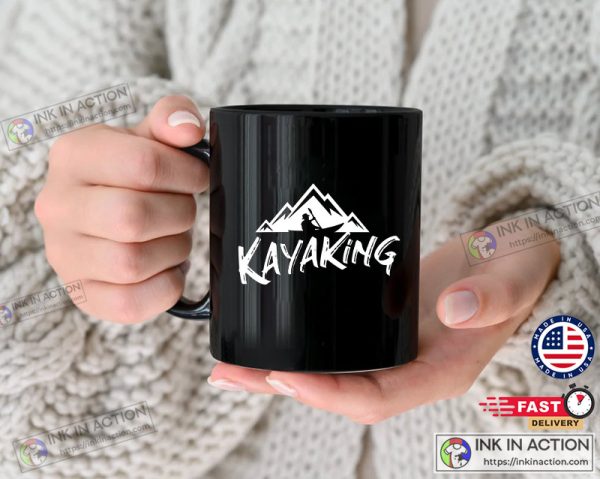 Kayaking Coffee Mug, Kayaking Mug, Kayaking Gift, Kayak Mug, River Sport Lover Gift Ideas
