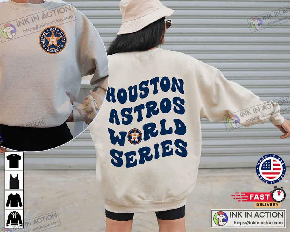 2 sides Houston Astros MLB, Champions Shirt World Series Trending