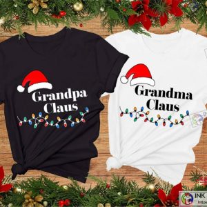 2022 Christmas Grandparents Claus Shirt Grandpa Claus Christmas Shirt Grandma Claus Christmas Shirt 2