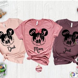 2022 Making Family Memories Shirt Personalized Minnie and Mickey Outfits Disneyland Family Matching Shirt 2