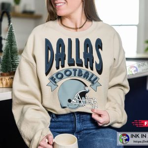 90s Dallas Cowboys Crewneck Retro Football Unisex Sweatshirt Dallas Football Sweatshirt 3