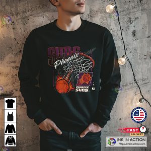 90s NBA Phoenix Suns Basketball Crewneck Sweatshirt Vintage Graphic Vintage Phoenix Suns 1