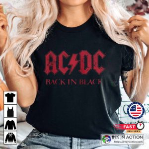 ACDC Concert Back in Black Basic Tee