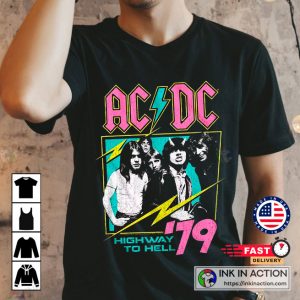 Neon Highway To Hell ACDC Music Shirt 1