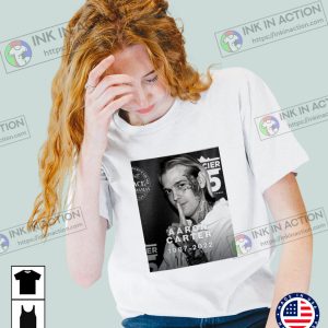 Aaron Carter R.I.P 1987 2022 Thank You For The Memories Vintage Unisex T Shirt 3