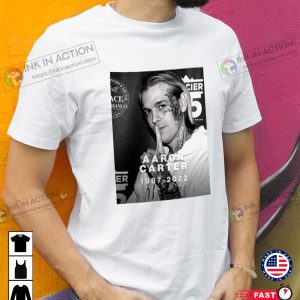 Aaron Carter R.I.P 1987 2022 Thank You For The Memories Vintage Unisex T Shirt