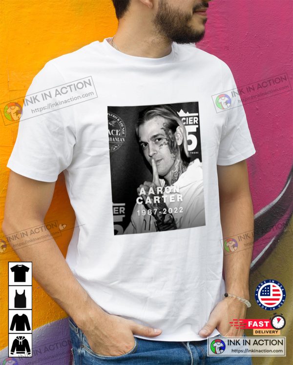 RIP Aaron Carter1987-2022 Thank You For The Memories Vintage Unisex T-Shirt