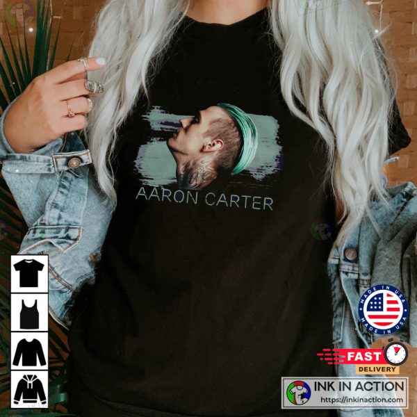 Aaron Carter RIP T-Shirt Thank You For The Memories Rest In Peace Aaron Carter Classic Shirt