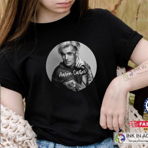 Aaron Carter RIP T Shirt Thank You For The Memories Rest In Peace Aaron Carter Shirt 2