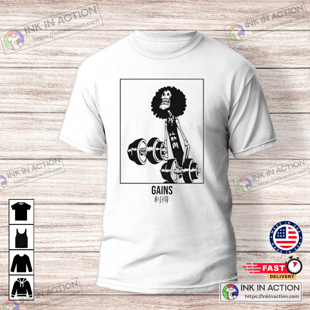 T-shirt Brook Soul King One Piece - Personalizei