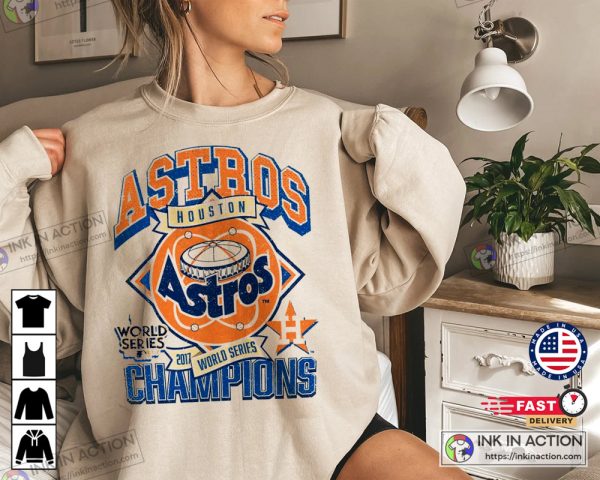 MLB Houston Astros Baseball Sweatshirt Vintage Style The Houston Astro 90s Shirt