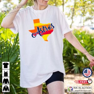 Astro Texas Baseball T-shirt Sports Fan Shirts