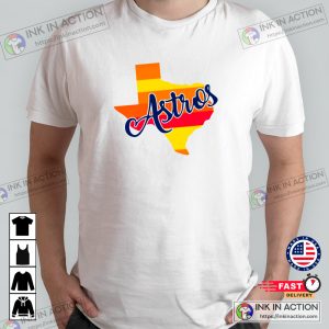 Astro Texas Baseball Tshirts Baseball Tshirt Sports Fan Shirts Space City Tshirt 4