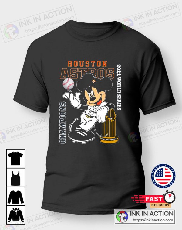 Astros Mickey Mouse Houston Astros 2022 World Series Champions Shirt