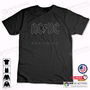 ACDC Best Songs Back In Black Shirt 1