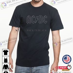 ACDC Best Songs Back In Black Shirt 2