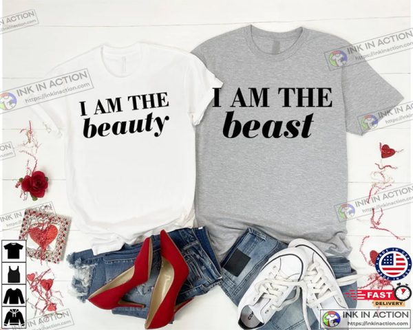 Beast And Beauty Couple Matching Valentine Shirt