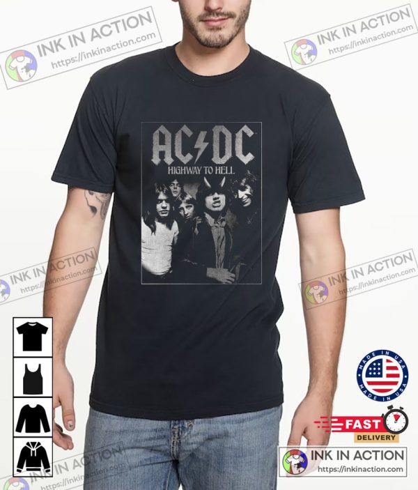 ACDC Greatest Hits Short Sleeve Graphic T-shirt