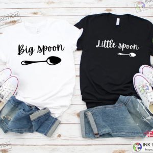 Big Spoon Little Spoon Shirt Honeymoon Shirt Wedding Gift Valentine Couple Shirts 1