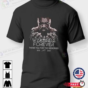 Black Panther 2 Wakanda Forever Chadwick Boseman Thank You For The Memories Shirt