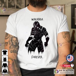 Black Panther Wakanda Forever Black Panther Tshirt 2