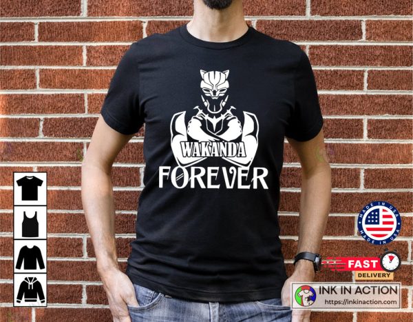 Black Panther Wakanda Forever T-shirt
