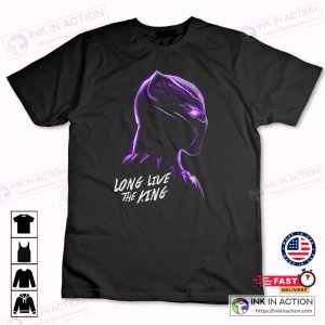 Black Panther the king is dead long live the king Memorial T shirt 2