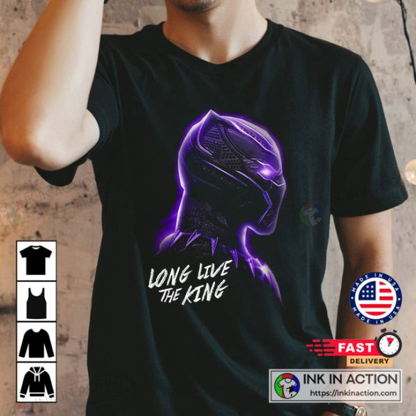 Black Panther The King Is Dead Long Live The King Memorial T-shirt