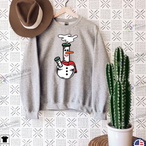 Bong Snowmen Sweater Cannabis Christmas T shirt Weed Christmas Shirt 3