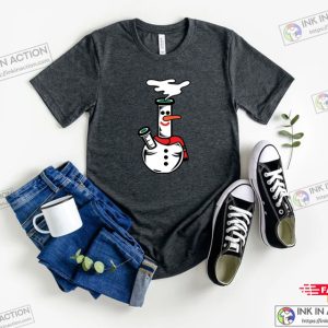 Bong Snowmen Sweater Cannabis Christmas T shirt Weed Christmas Shirt 4