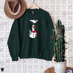 Bong Snowmen Sweater Cannabis Christmas T shirt Weed Christmas Shirt 5