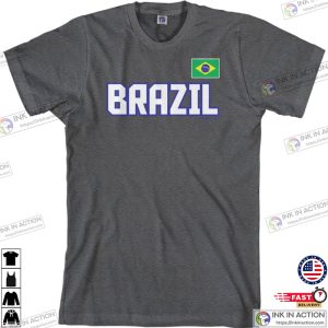 Brazil National Team Mens T shirt Soccer Football League Brazilian Flag Rio De Janeiro 3