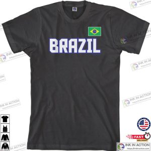 Brazil National Team Mens T shirt Soccer Football League Brazilian Flag Rio De Janeiro 4