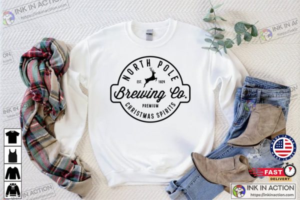 Brewing Co North Pole Christmas Shirts