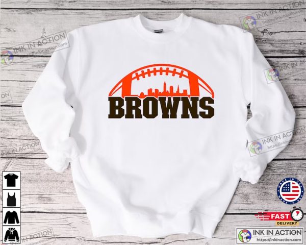 Browns Ball Vintage Style Cleveland Football NFL Shirt