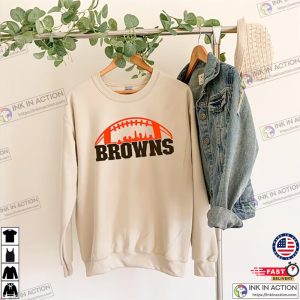 Browns Ball Sweatshirt Vintage Style Cleveland Football Cleveland Sweatshirt NFL Sweatshirt 2