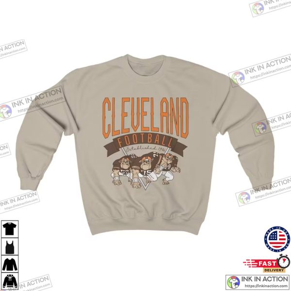 Browns Is The Browns Retro Cleveland Brown Football Shirt