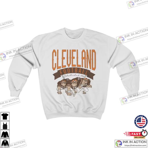 Browns Is The Browns Retro Cleveland Brown Football Shirt