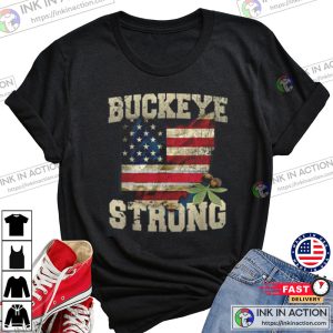 Buckeye Ohio Strong Football T-Shirt