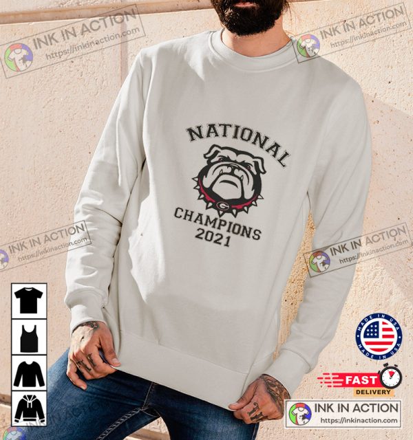 Georgia Bulldogs Braves 2021 Champions UGA Shirt