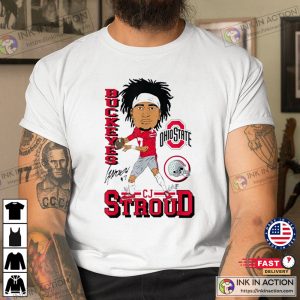 CJ Stroud Ohio State Character Shirt Officially Licensed T Shirt 2