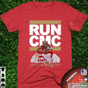 Run CMC Christian McCaffrey San Francisco Football Shirt