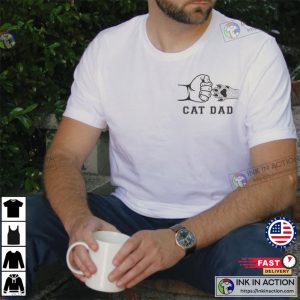 Cat Dad Cat Themed Gifts Shirt 5